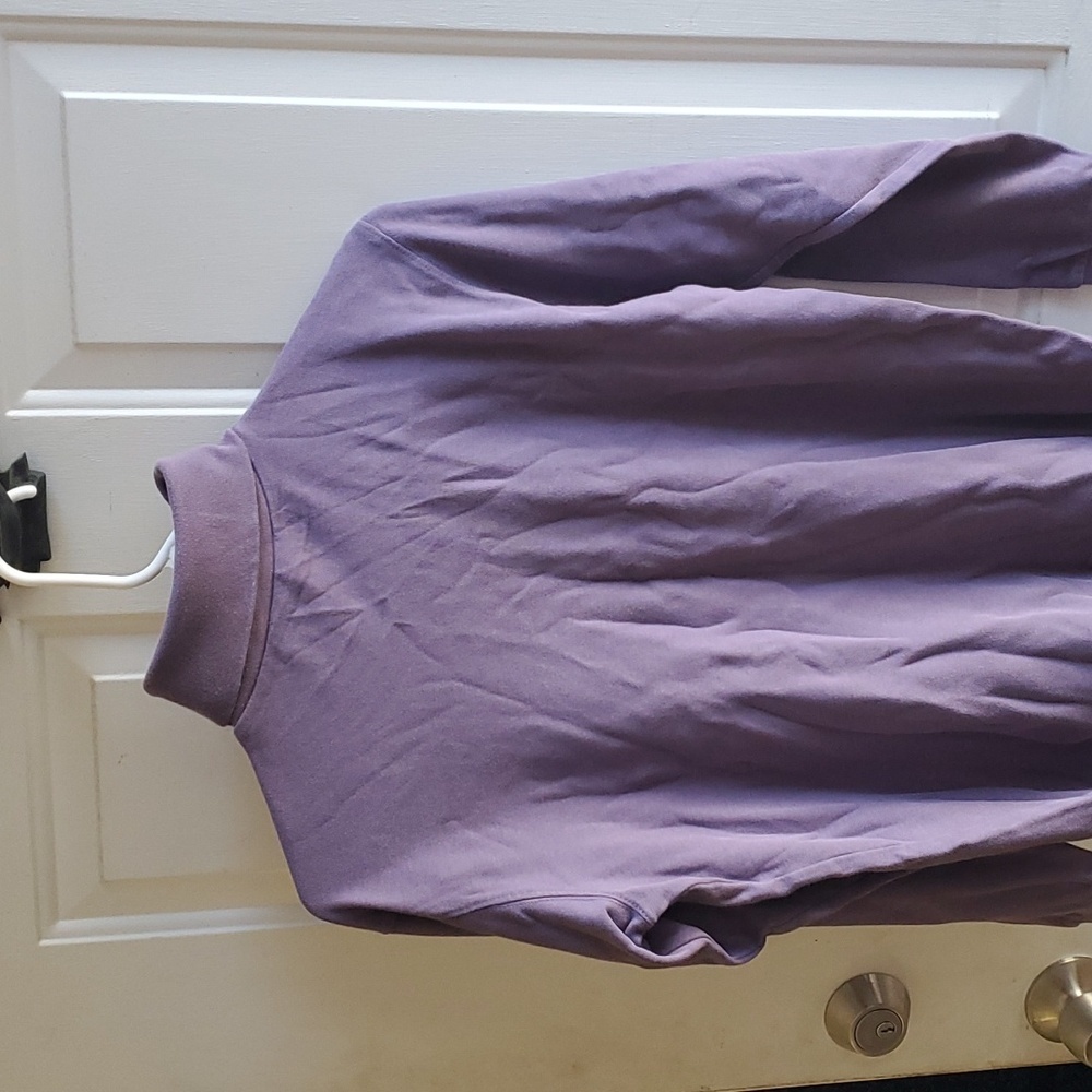 Katherine Bishop purple long sleeve turtle neck women's size med